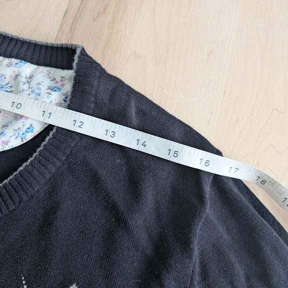 🇬🇧PAUL SMITH Black, Gray and Blue Argyle Sweater - Picture 11 of 14